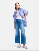 Palazzo Cropped Jean - Sunny Mid Splinted by Cambio — alternate view