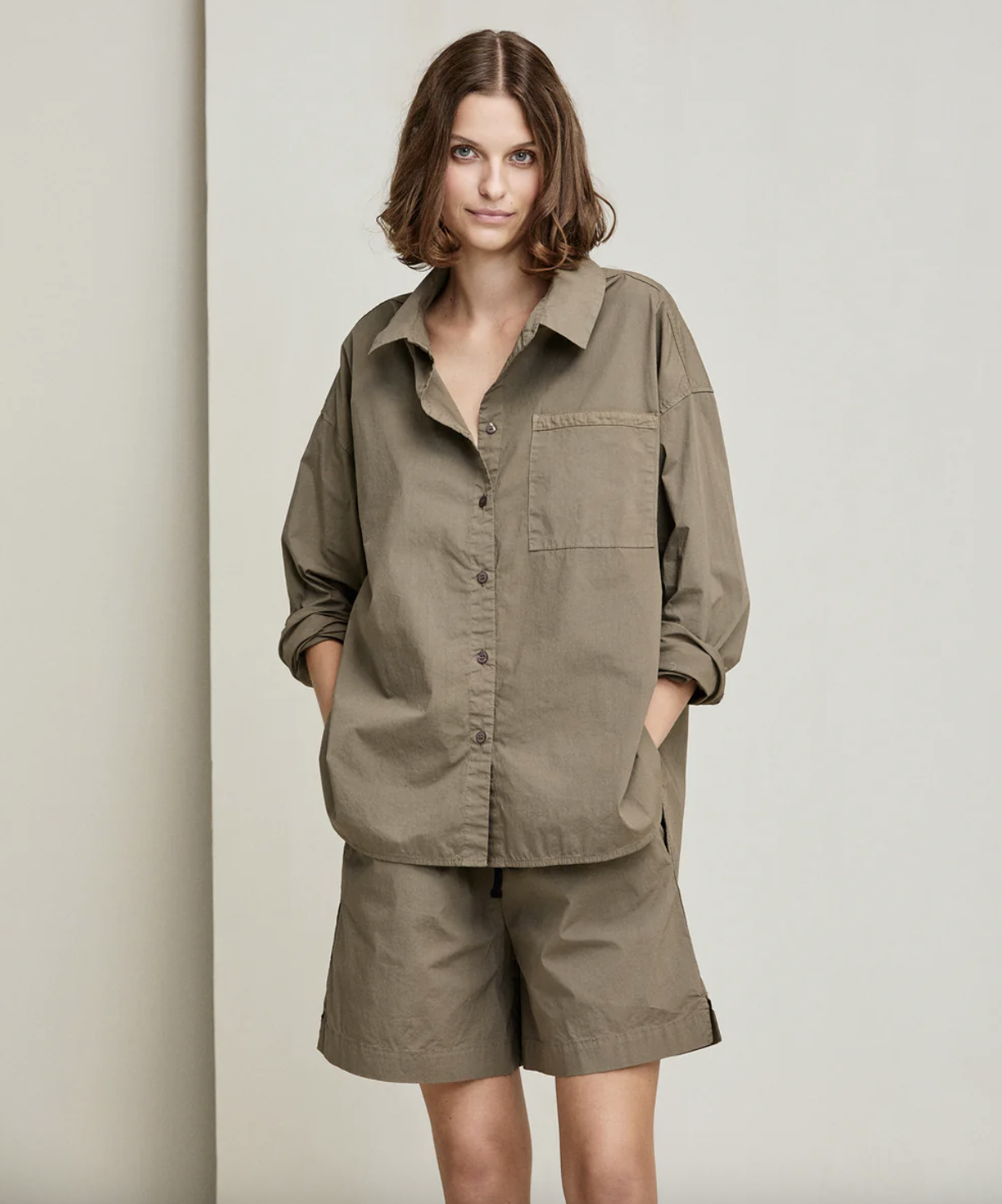 Crispy Cotton Shirt - Safari by Kristensen | 25 South Boutiques