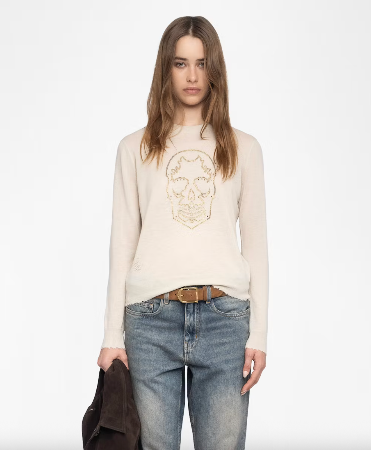 Miss Cashmere Sweater - Ecru by Zadig & Voltaire | 25 South Boutiques