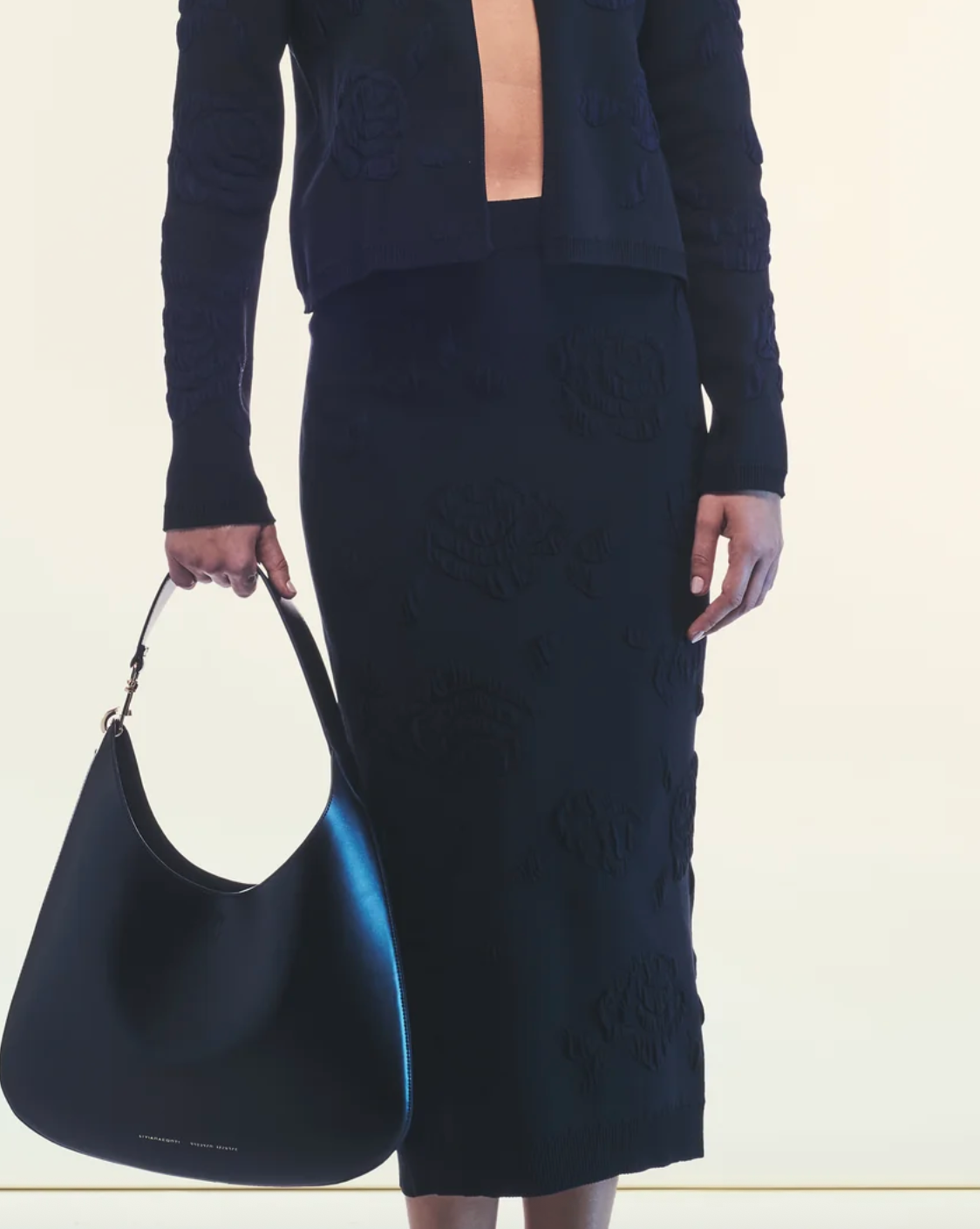 Rosette Skirt - Black by Liviana Conti — alternate view