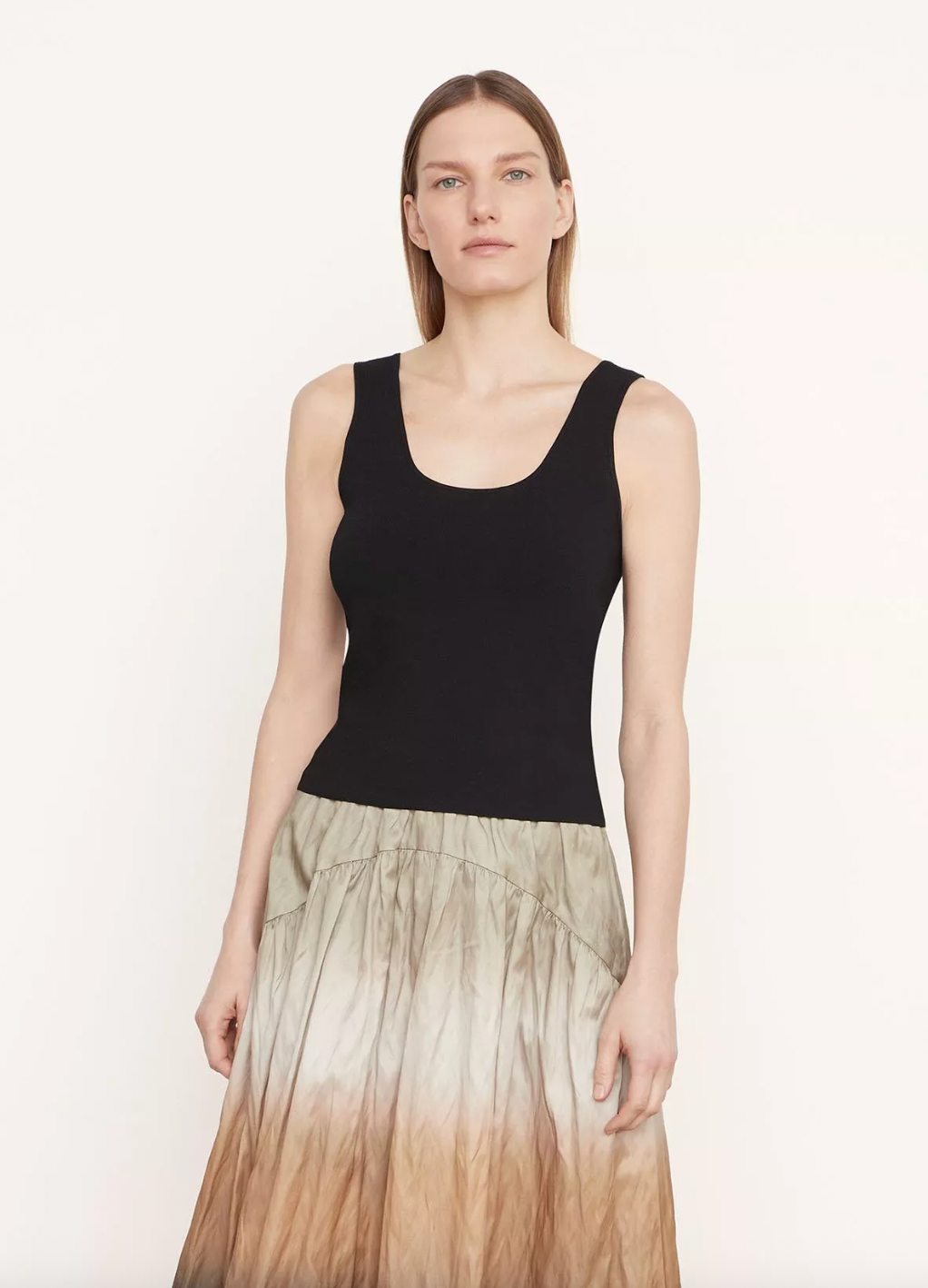 Scoop Neck Tank - Black by Vince | 25 South Boutiques