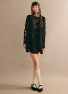 Dana Long Sleeve Dress - Black by Sea NY — view 6