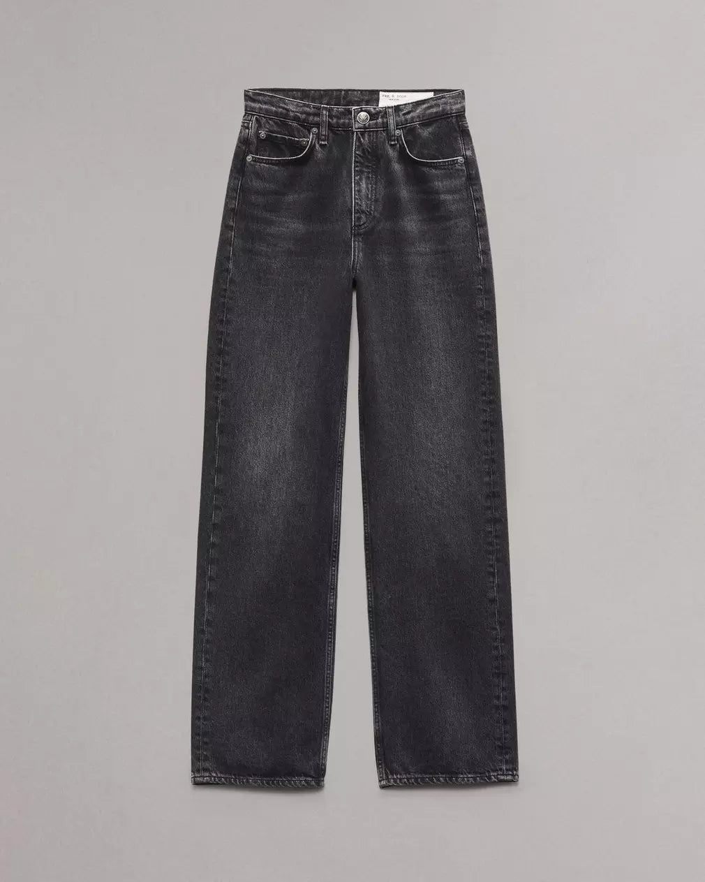 Shea Relaxed Straight Jean - Black Stone by Rag & Bone — view 5