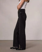 Shea Relaxed Straight Jean - Black Stone by Rag & Bone — view 3