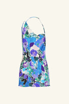 Curlewis One Shoulder Cowl Mini Dress - Ocean Blue by Shona Joy — view 5