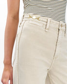 Skylar Vintage Stretch Wide-Leg Jeans - Sand Stone by Rag & Bone — view 3