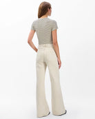 Skylar Vintage Stretch Wide-Leg Jeans - Sand Stone by Rag & Bone — view 4