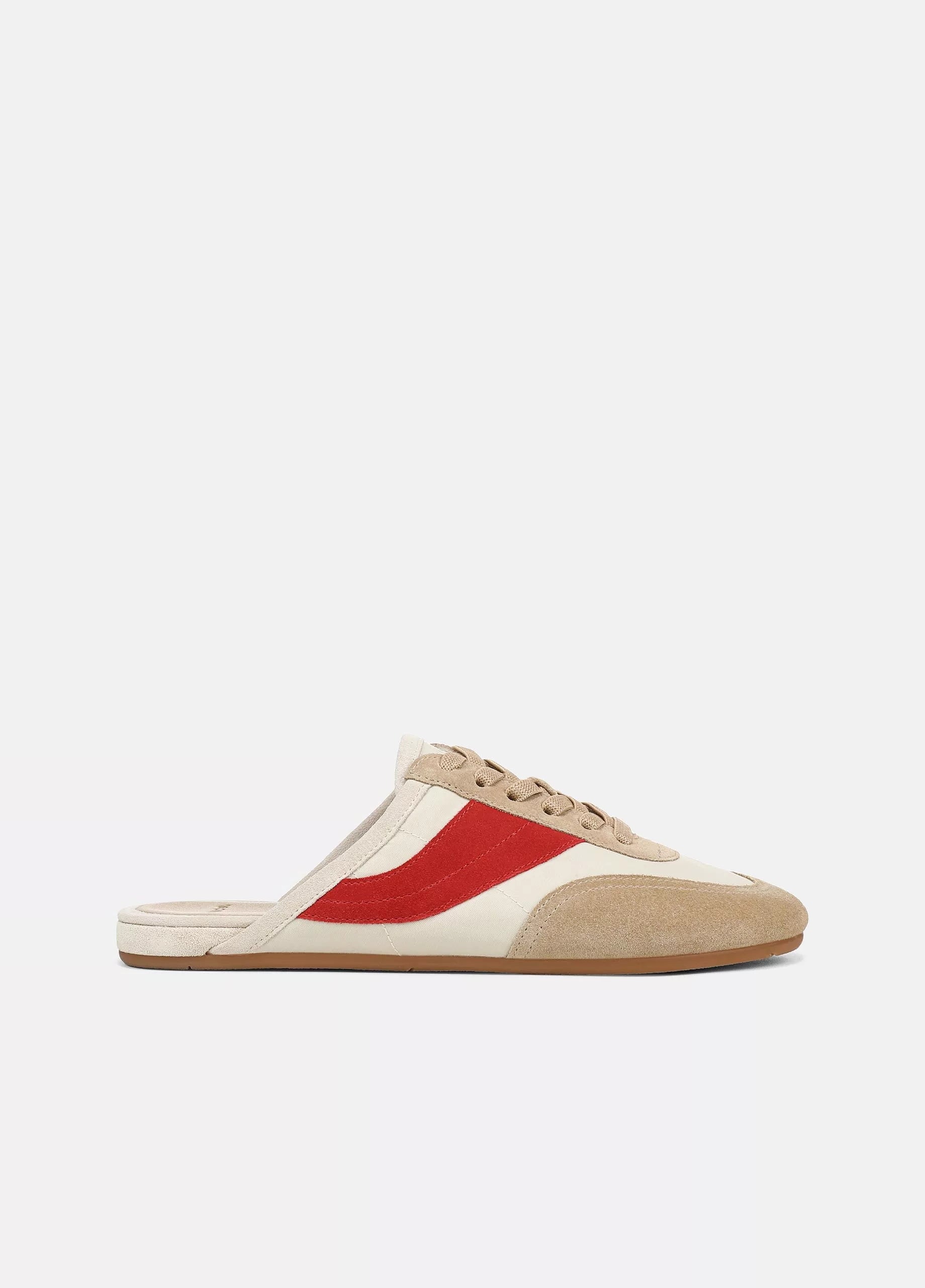 Solstice Suede Sneaker Mule - Moonlight Rouge Red by Vince | 25 South Boutiques