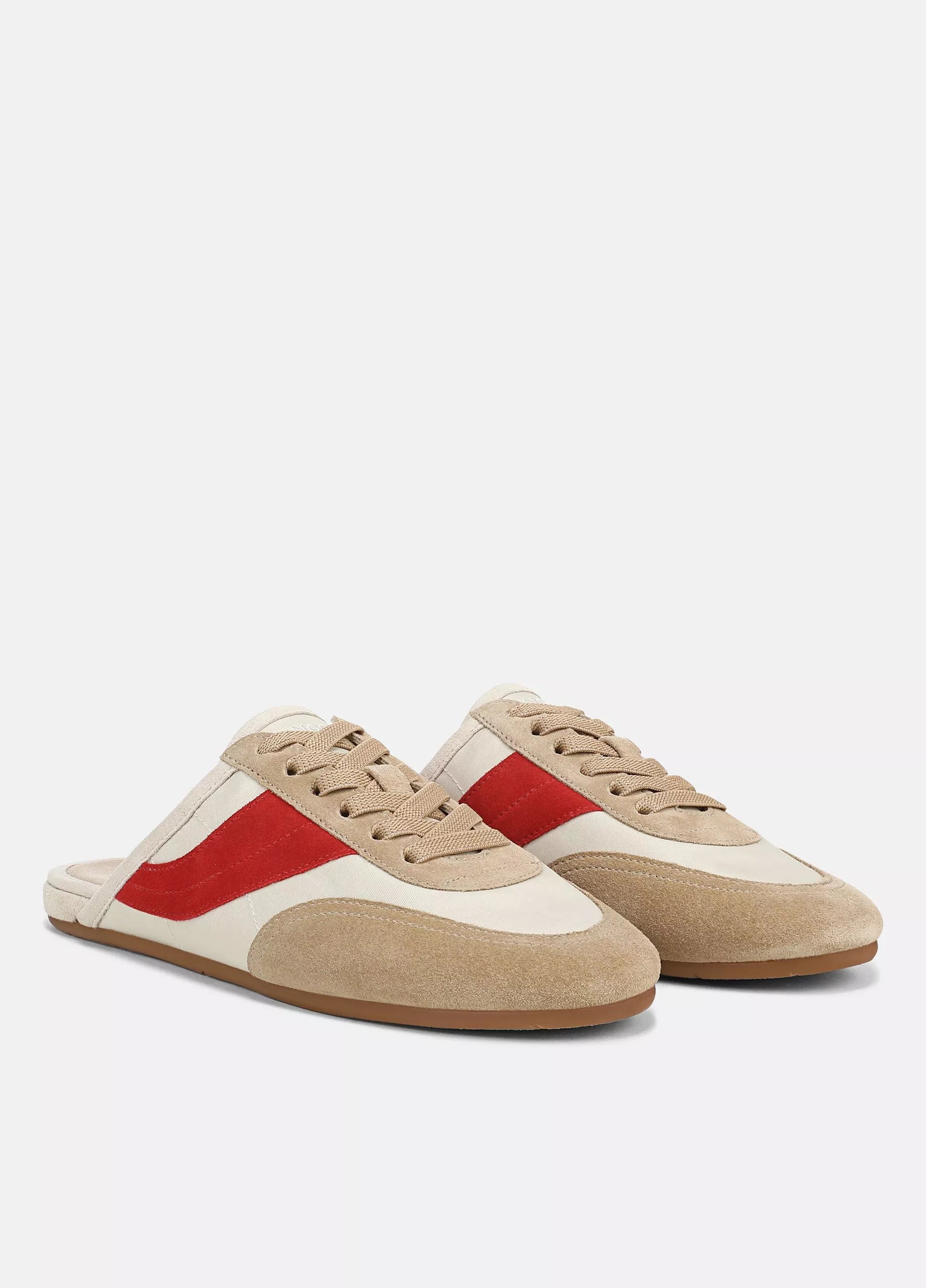 Solstice Suede Sneaker Mule - Moonlight Rouge Red by Vince — alternate view
