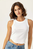 Annika Tank - White by We Are Sundays | 25 South Boutiques