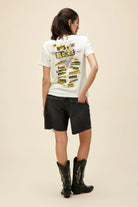 Rolling Stones Steel Wheels Ringer Tee - Stone Vintage by DayDreamer — alternate view