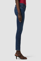 Nico Mid-Rise Rise Super Skinny Ankle Jean - Marigold by Hudson — view 3
