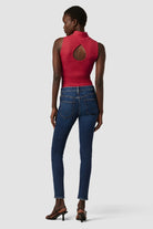 Nico Mid-Rise Rise Super Skinny Ankle Jean - Marigold by Hudson — view 5