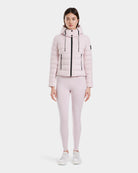 Melissa Removeable Hood Matte Lightweight Down Jacket - Pink by Rudsak — view 4