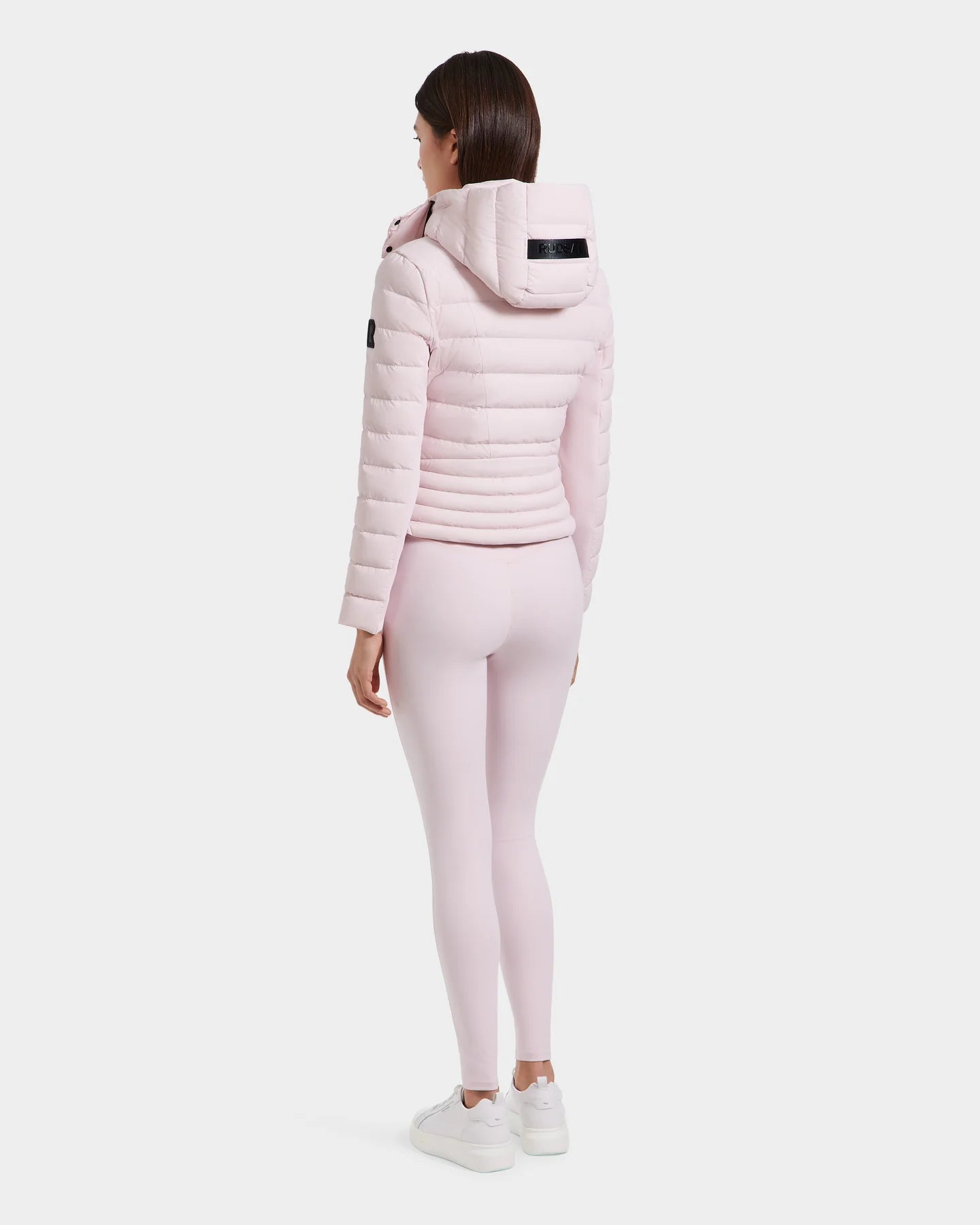 Melissa Removeable Hood Matte Lightweight Down Jacket - Pink by Rudsak — view 5