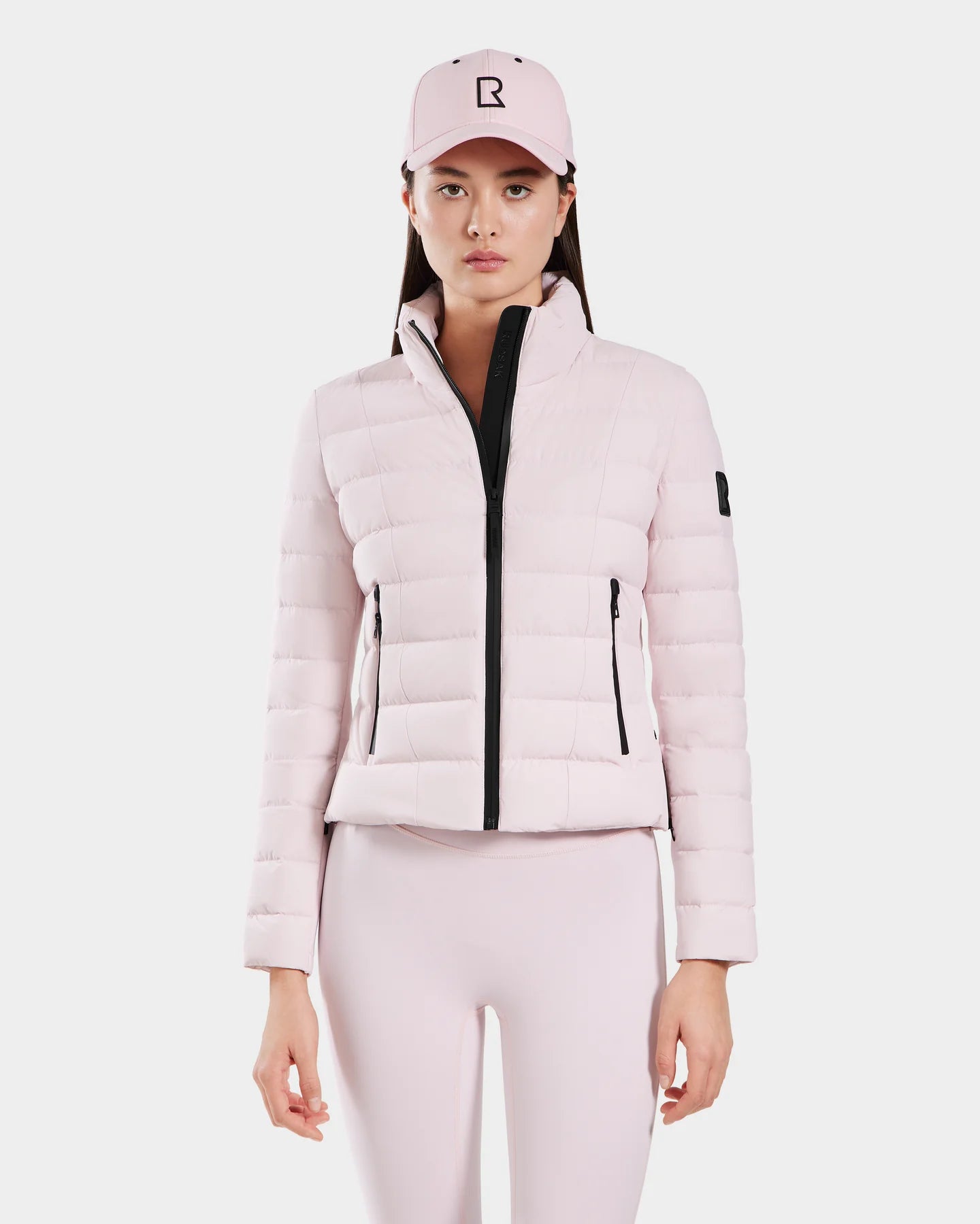 Melissa Removeable Hood Matte Lightweight Down Jacket - Pink by Rudsak | 25 South Boutiques