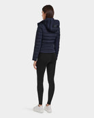Melissa Removeable Hood Matte Lightweight Down Jacket - Navy by Rudsak — view 6