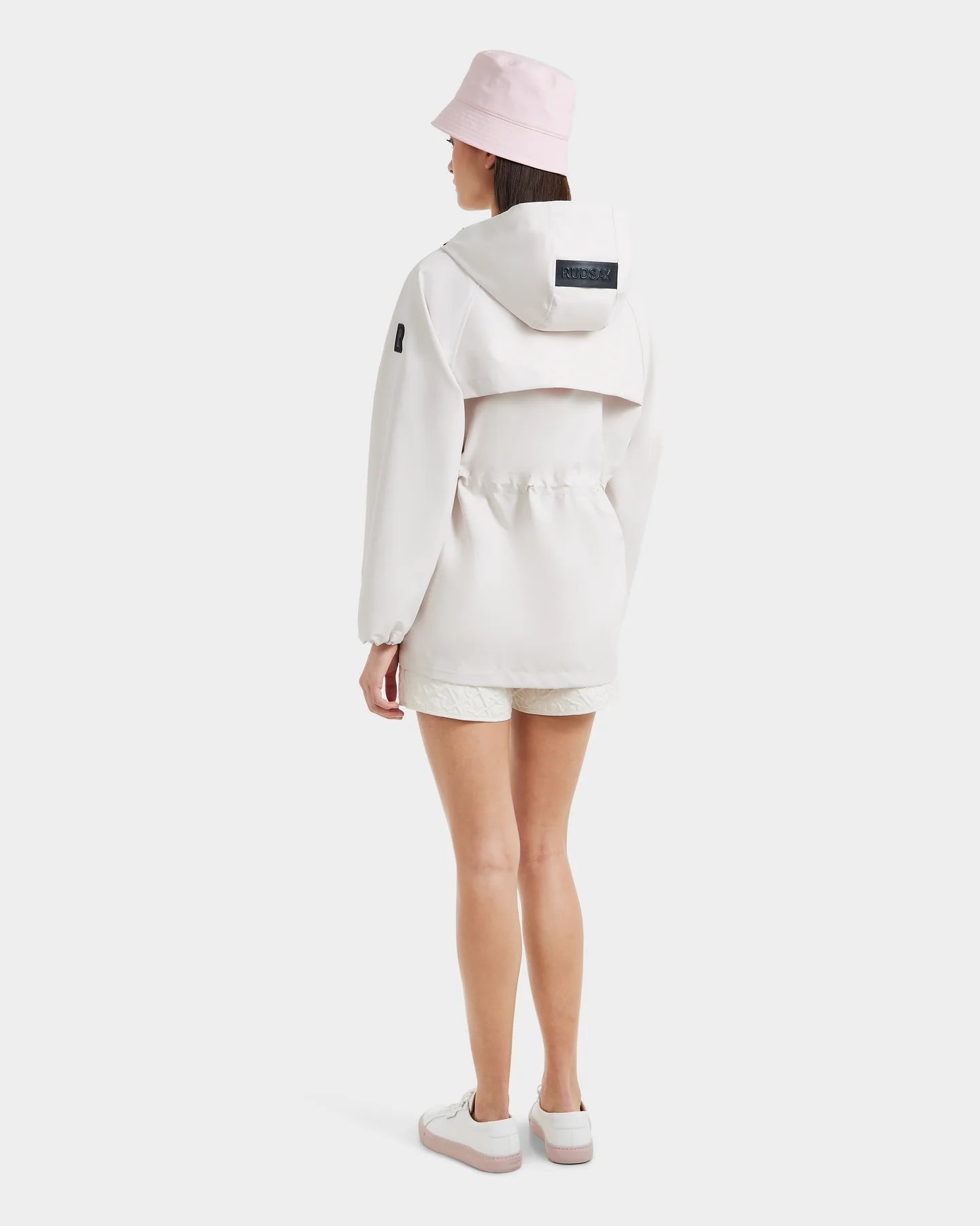 Sophie Hooded Rain Trench - Vanilla by Rudsak — view 4