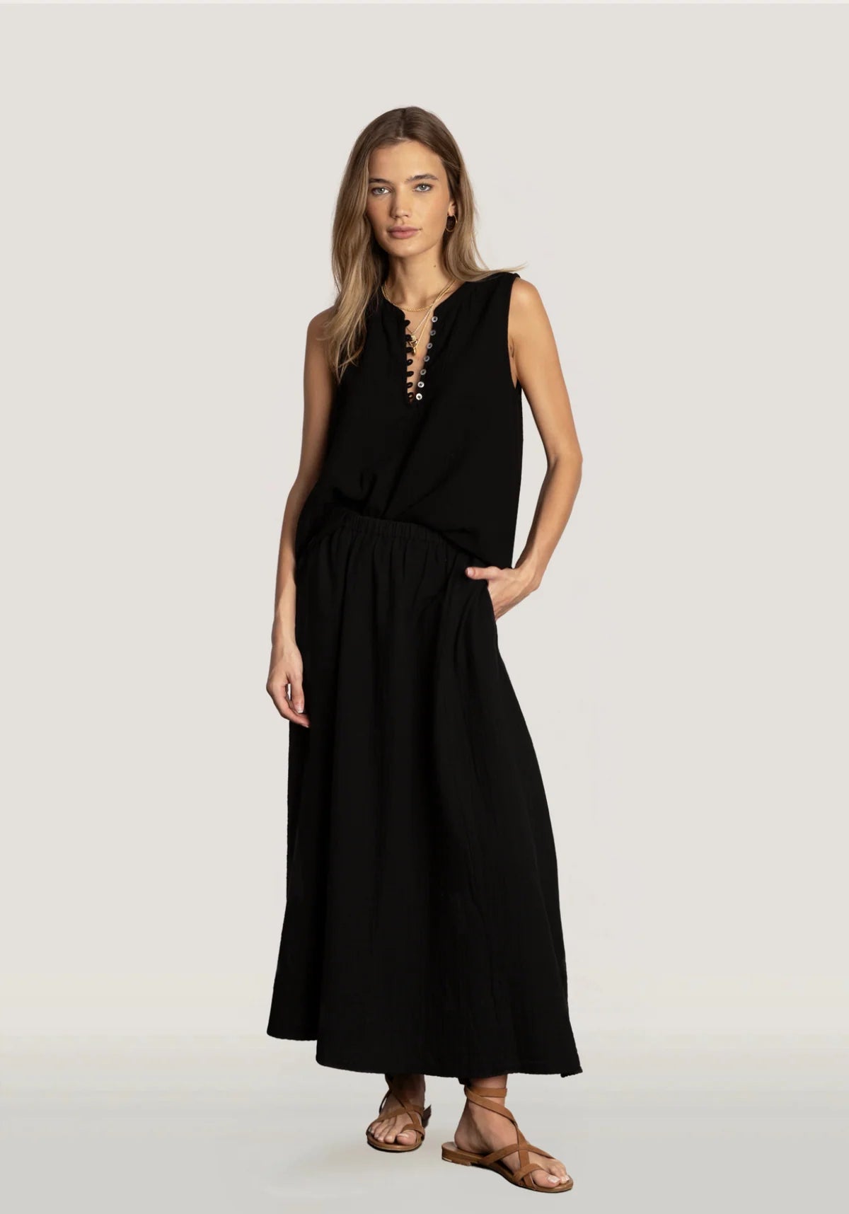 Tenley Skirt - Black by Dylan | 25 South Boutiques