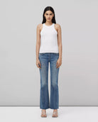 The Essential Rib Tank - White by Rag & Bone — view 4