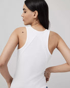 The Essential Rib Tank - White by Rag & Bone — alternate view