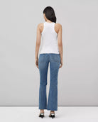The Essential Rib Tank - White by Rag & Bone — view 6