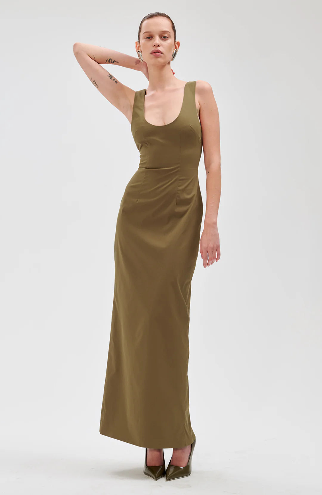 Tilly Dress - Military Green by Ronny Kobo | 25 South Boutiques