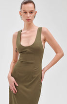 Tilly Dress - Military Green by Ronny Kobo — alternate view