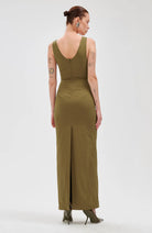 Tilly Dress - Military Green by Ronny Kobo — view 3