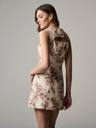 Georgia Dress - Eggshell Flower by Hevron — alternate view