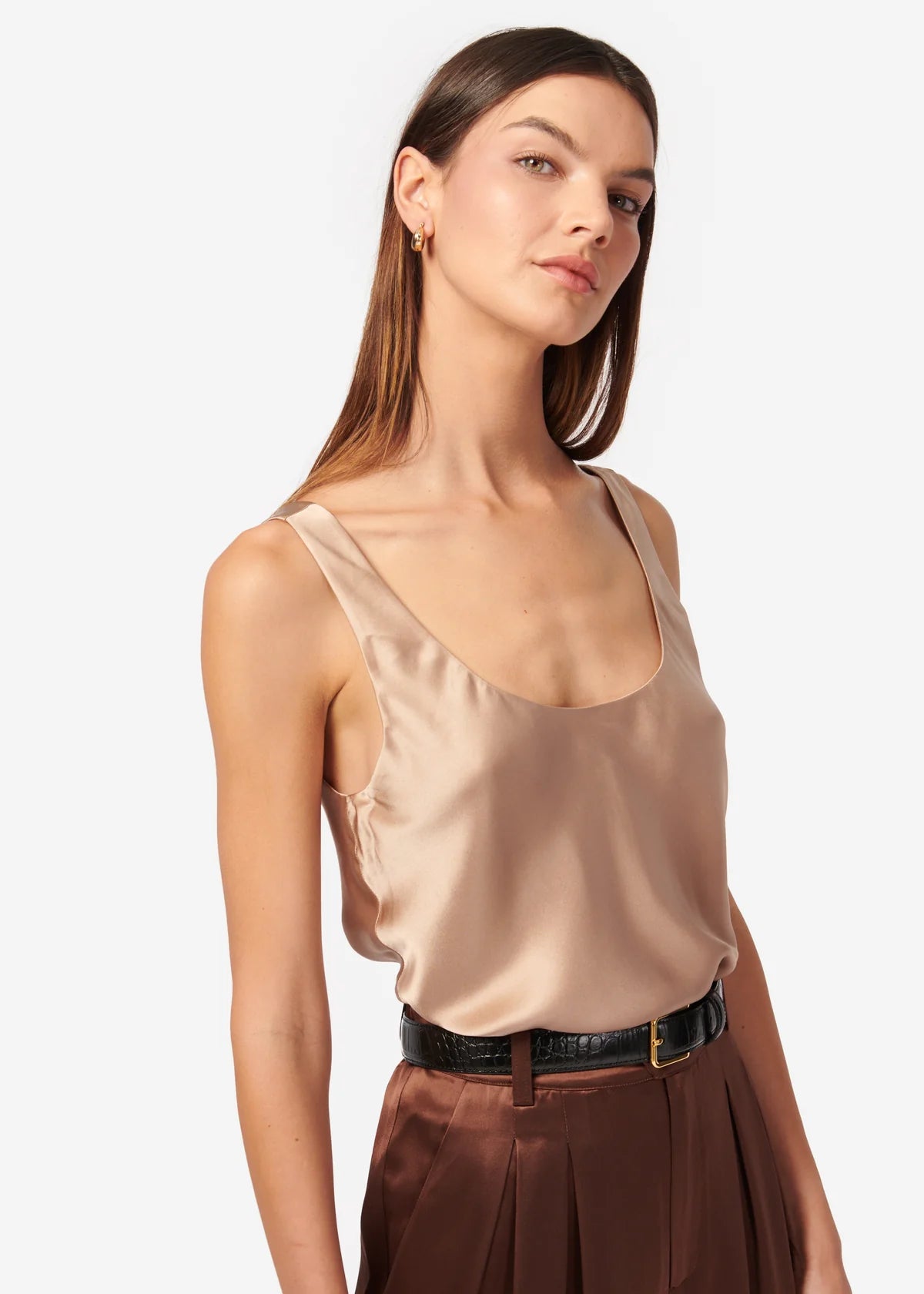 Andressa Camisole - Latte by Cami NYC — view 3