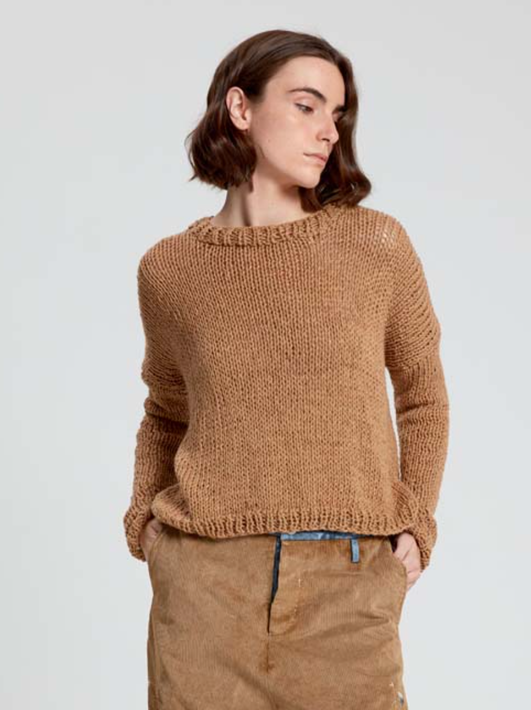 Hand Knitted Pullover - Original Sand by Umit Unal | 25 South Boutiques