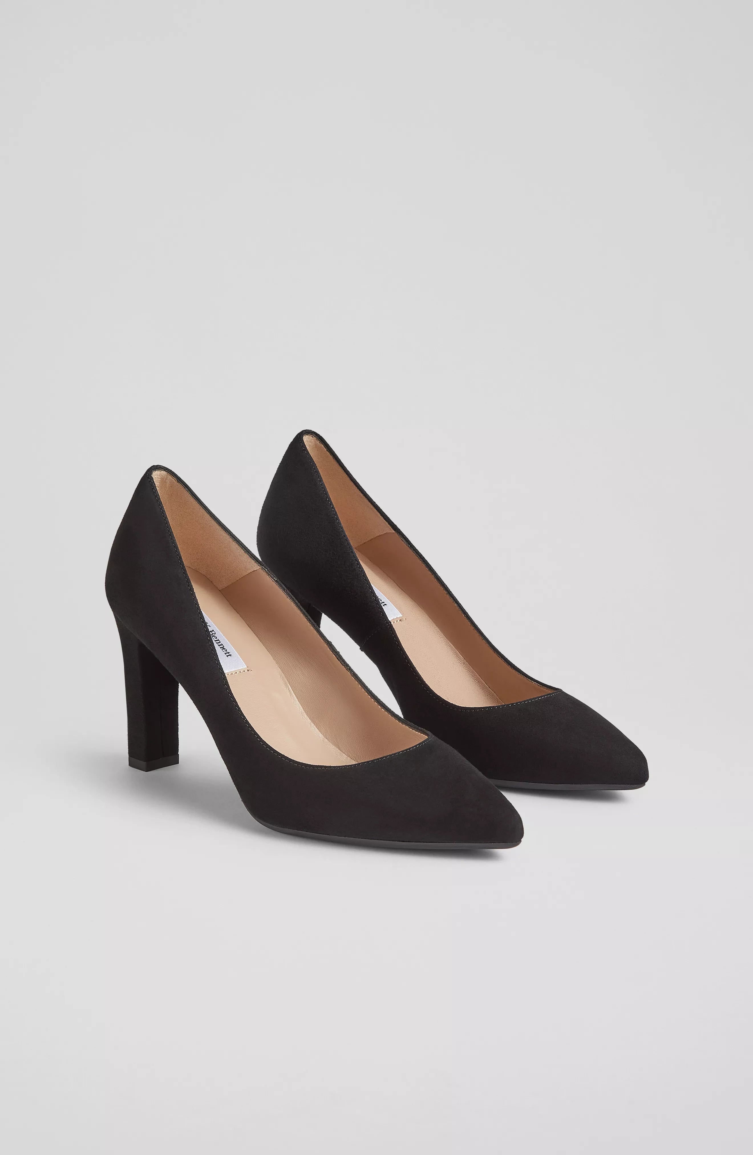 Tess Heels - Black Suede by LK Bennett — alternate view