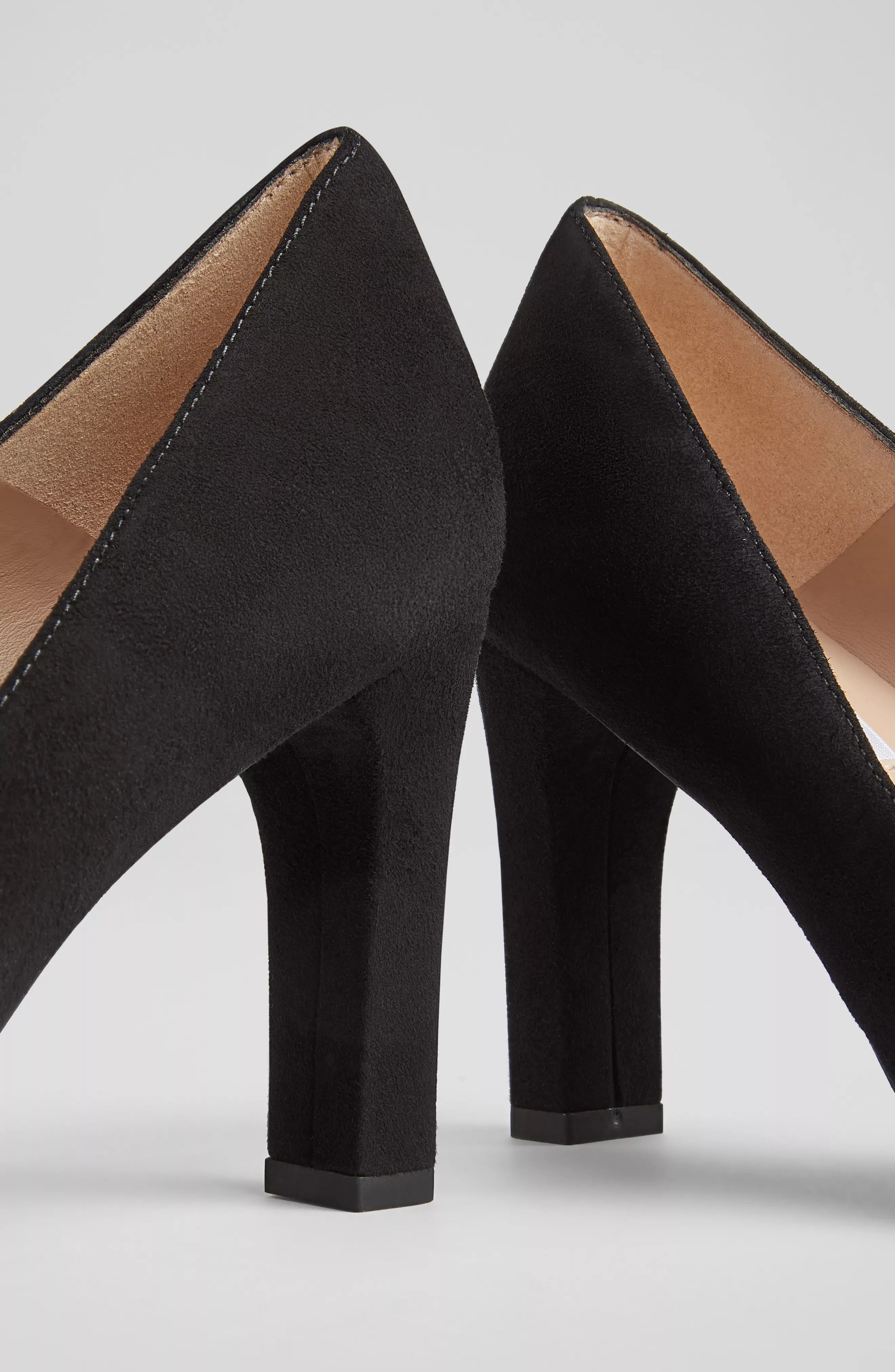 Tess Heels - Black Suede by LK Bennett — view 3