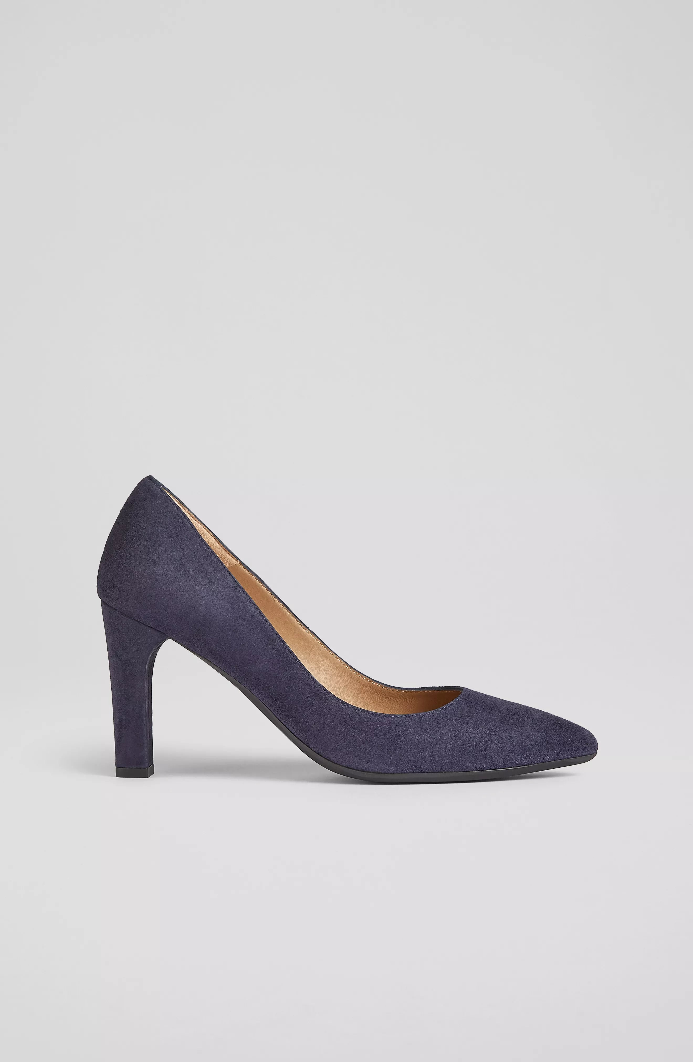 Tess Heels - Navy Suede by LK Bennett | 25 South Boutiques