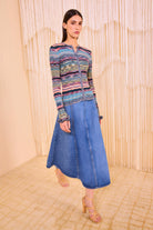 Lex Knit Cardigan - Azurite by Ulla Johnson — view 3