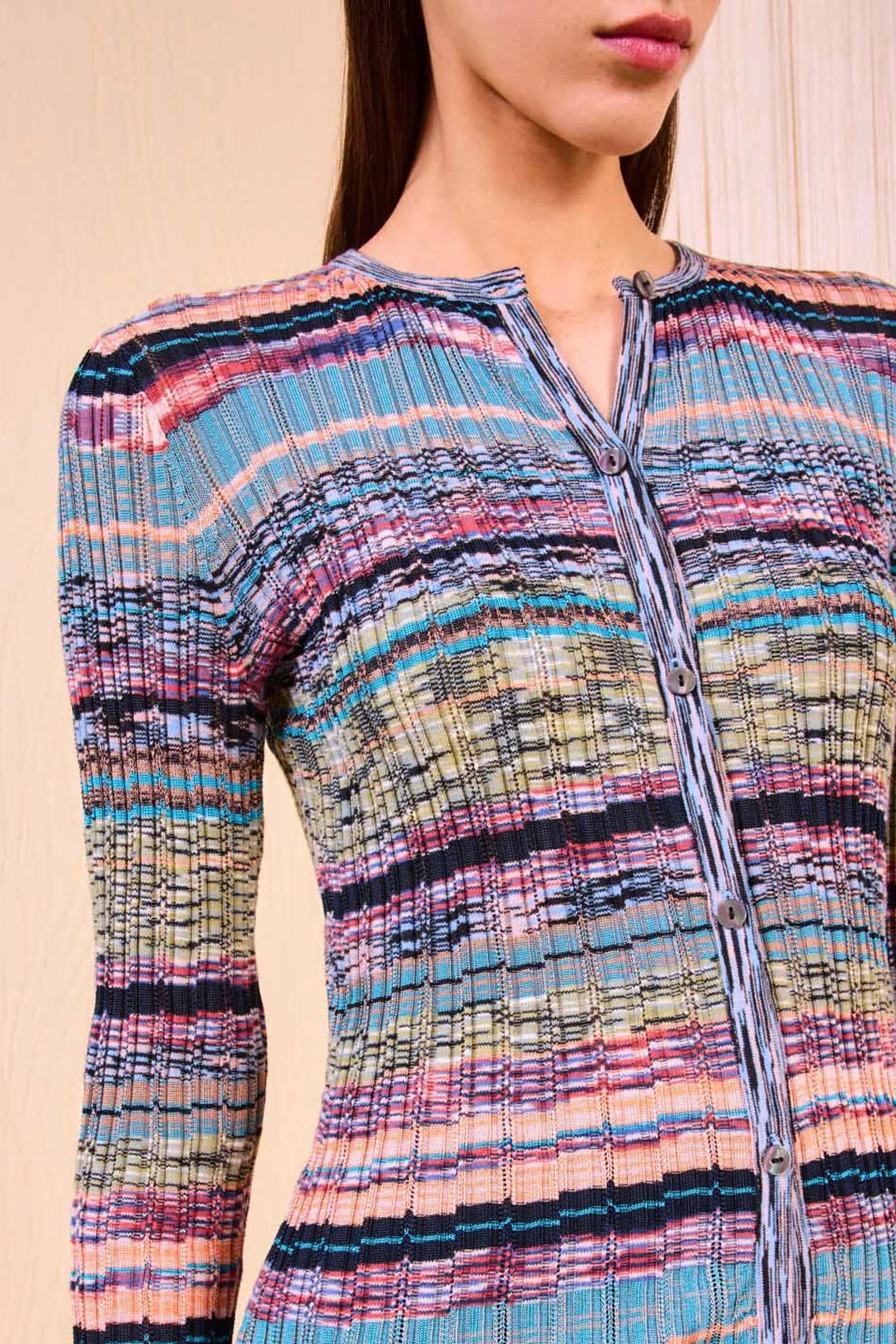 Lex Knit Cardigan - Azurite by Ulla Johnson — alternate view
