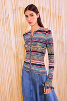 Lex Knit Cardigan - Azurite by Ulla Johnson | 25 South Boutiques