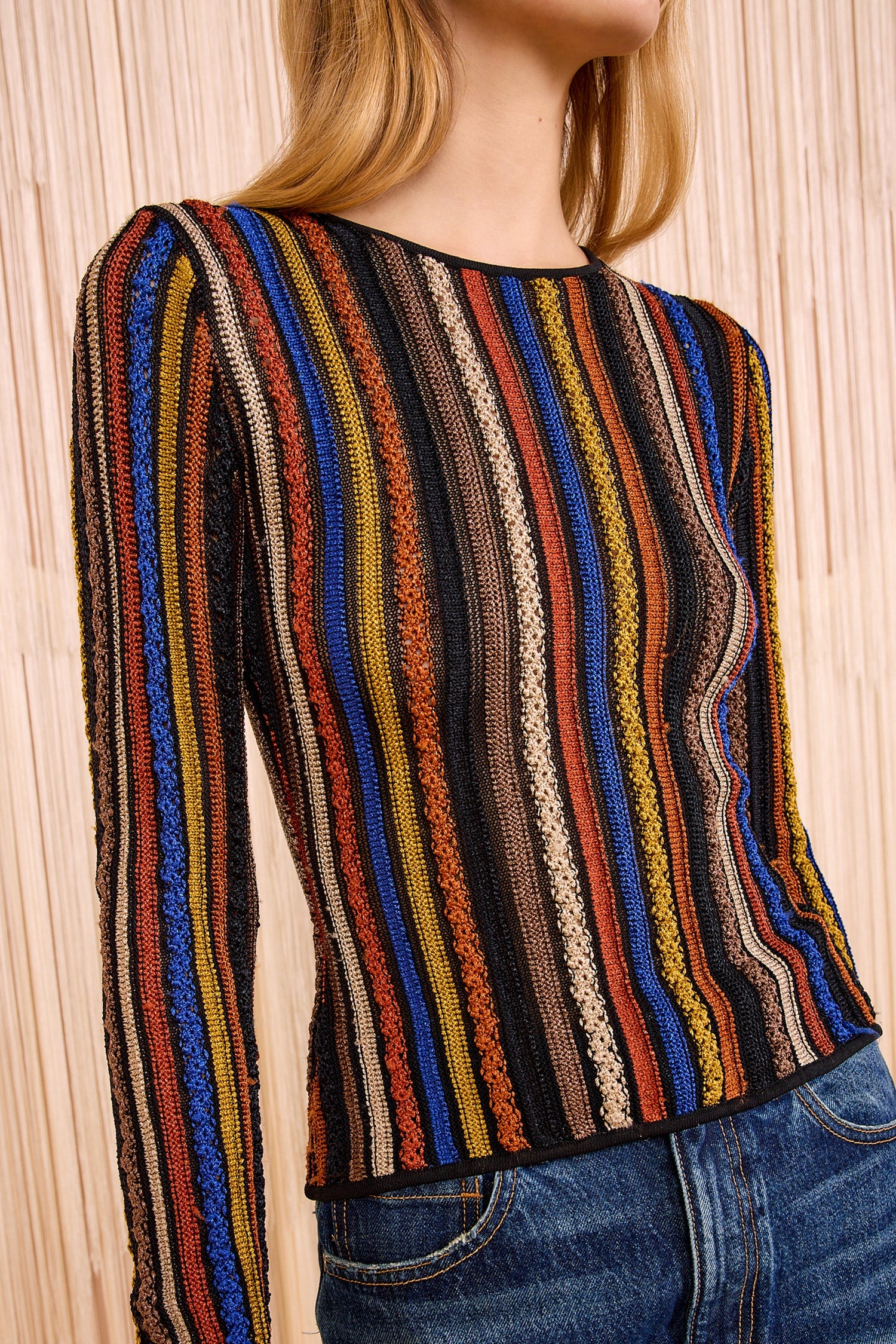 Ardith Knit Long Sleeve Top - Zoisite by Ulla Johnson — alternate view