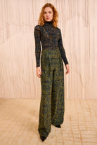 Charlie Silk High Waist Wide Leg Pant - Desert Jasper by Ulla Johnson | 25 South Boutiques