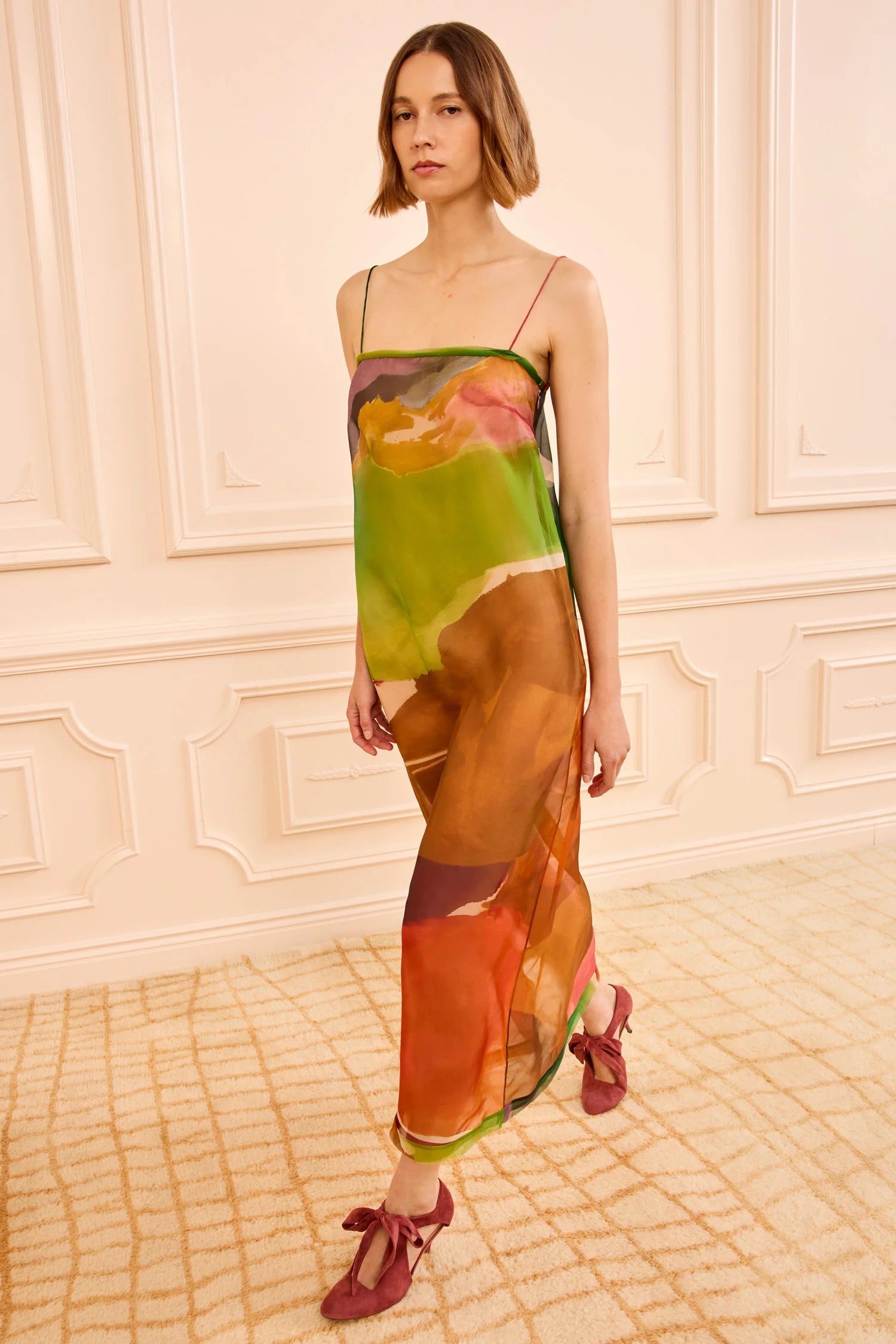 Landscape Organza Dress - Nature Abhors A Vacuum by Ulla Johnson — view 3