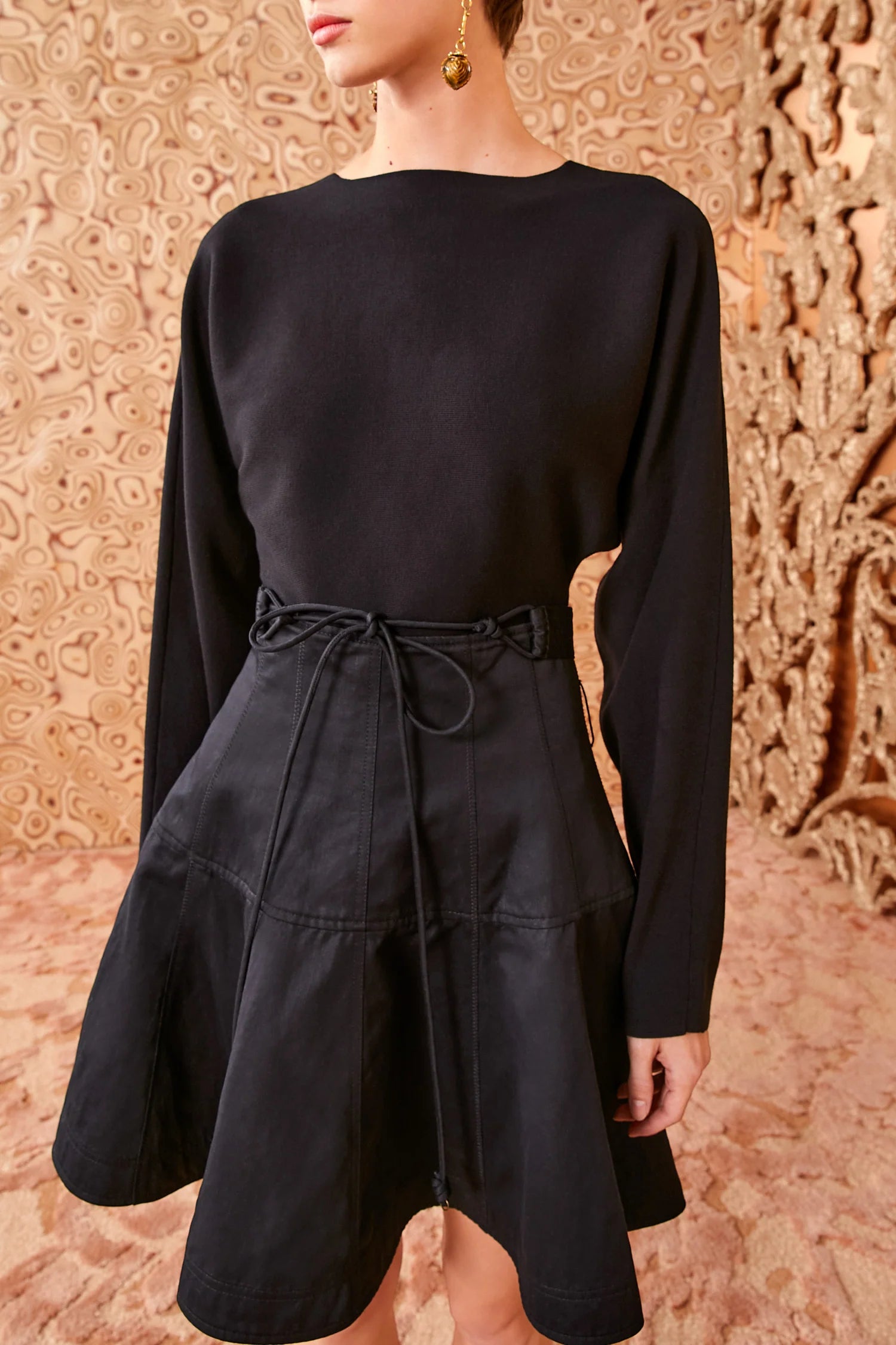 Aremi Dress - Noir by Ulla Johnson — alternate view