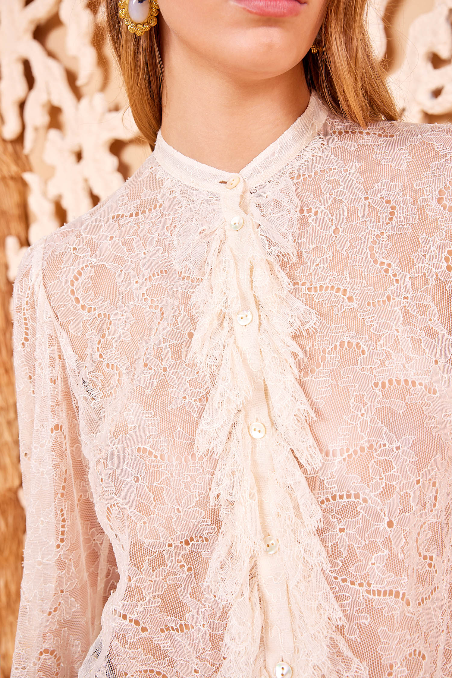 Cecile Blouse - Cowrie by Ulla Johnson — alternate view