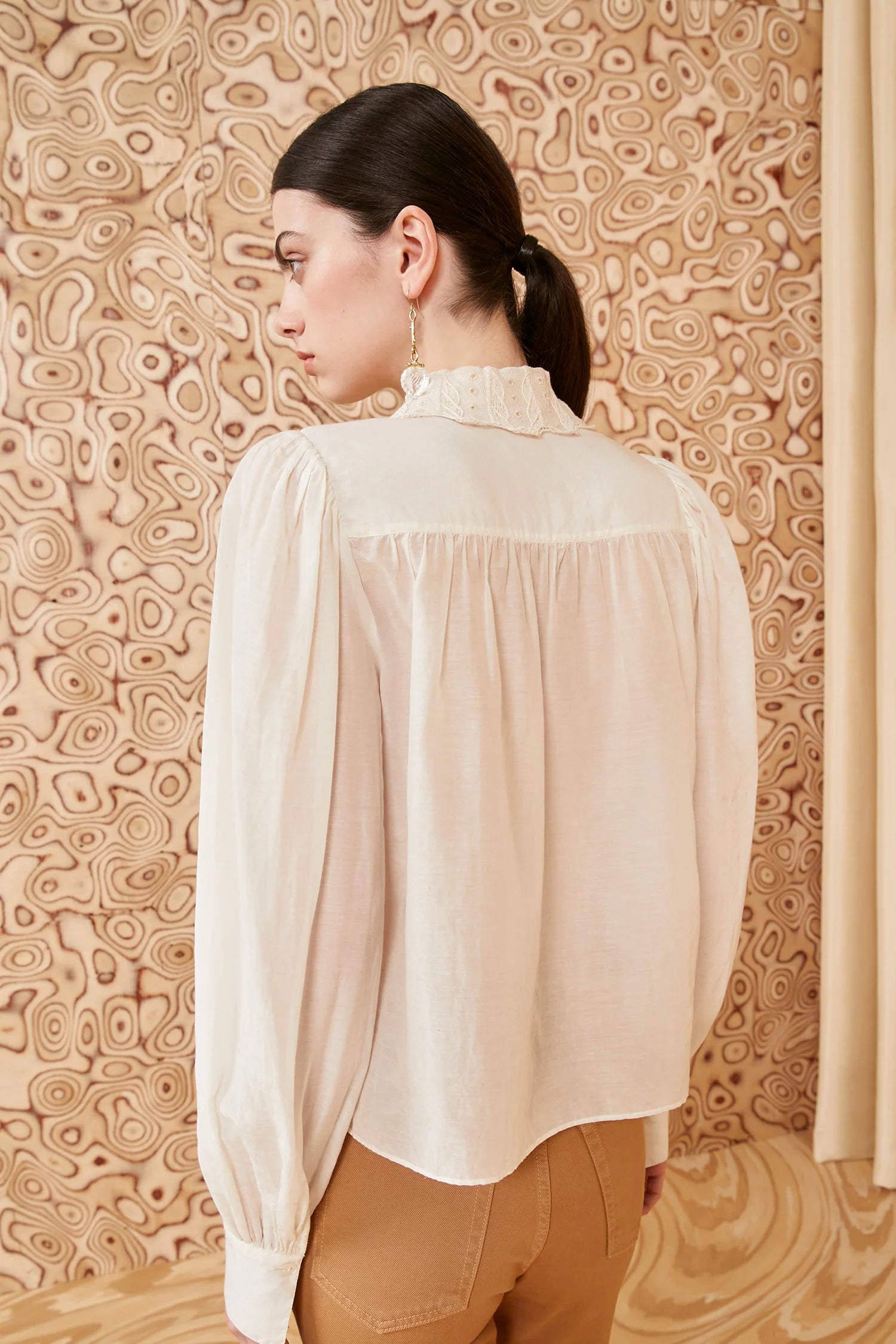 Rowan Blouse - Pristine by Ulla Johnson — view 3