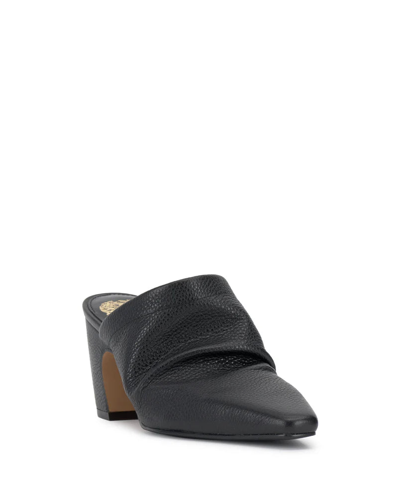 Carlie Slouched Pointed Toe Mule - Black by Vince Camuto — alternate view