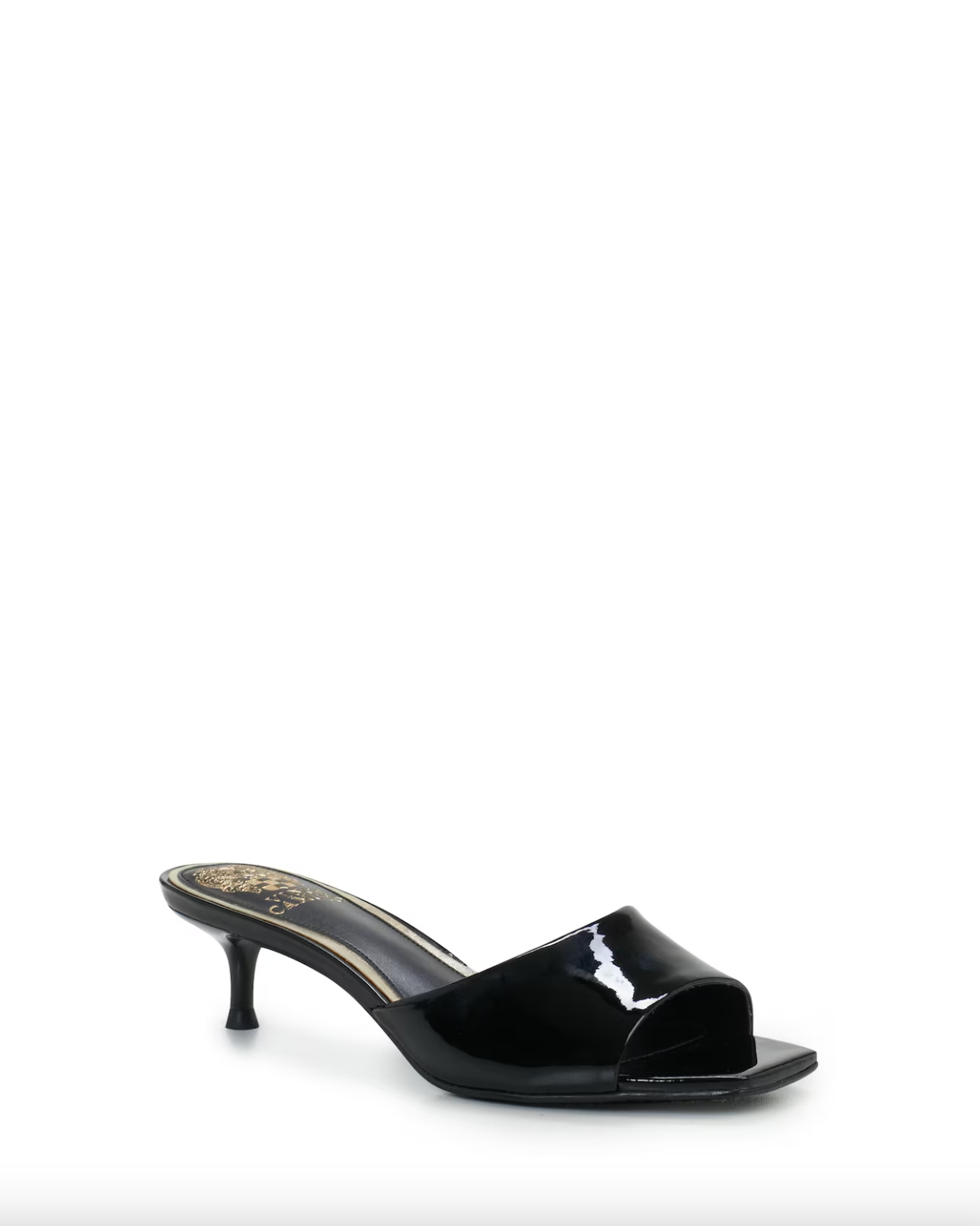 Faiza Sandal - Black Patent Leather by Vince Camuto — alternate view