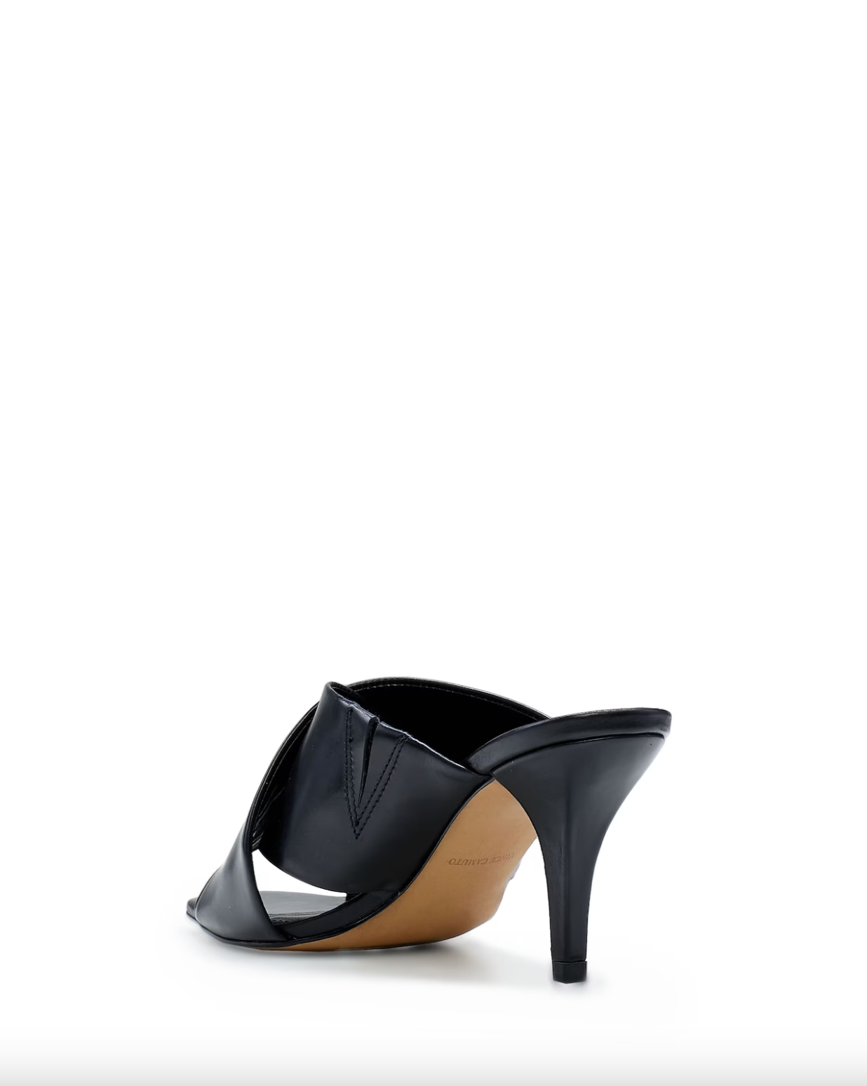 Rehnya Mule Sandal - Black by Vince Camuto — view 4