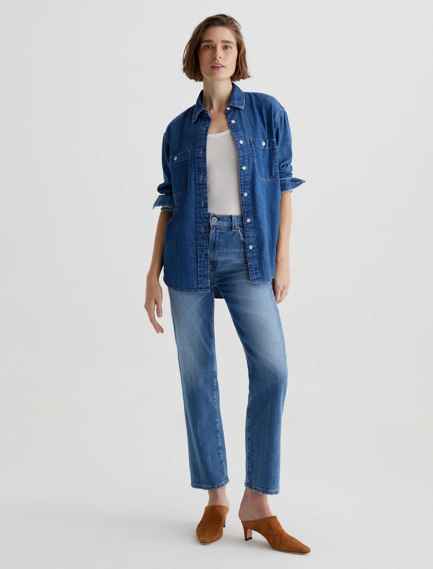 Brinley Mid-Rise Straight - Iris by Adriano Goldschmied AG | 25 South Boutiques