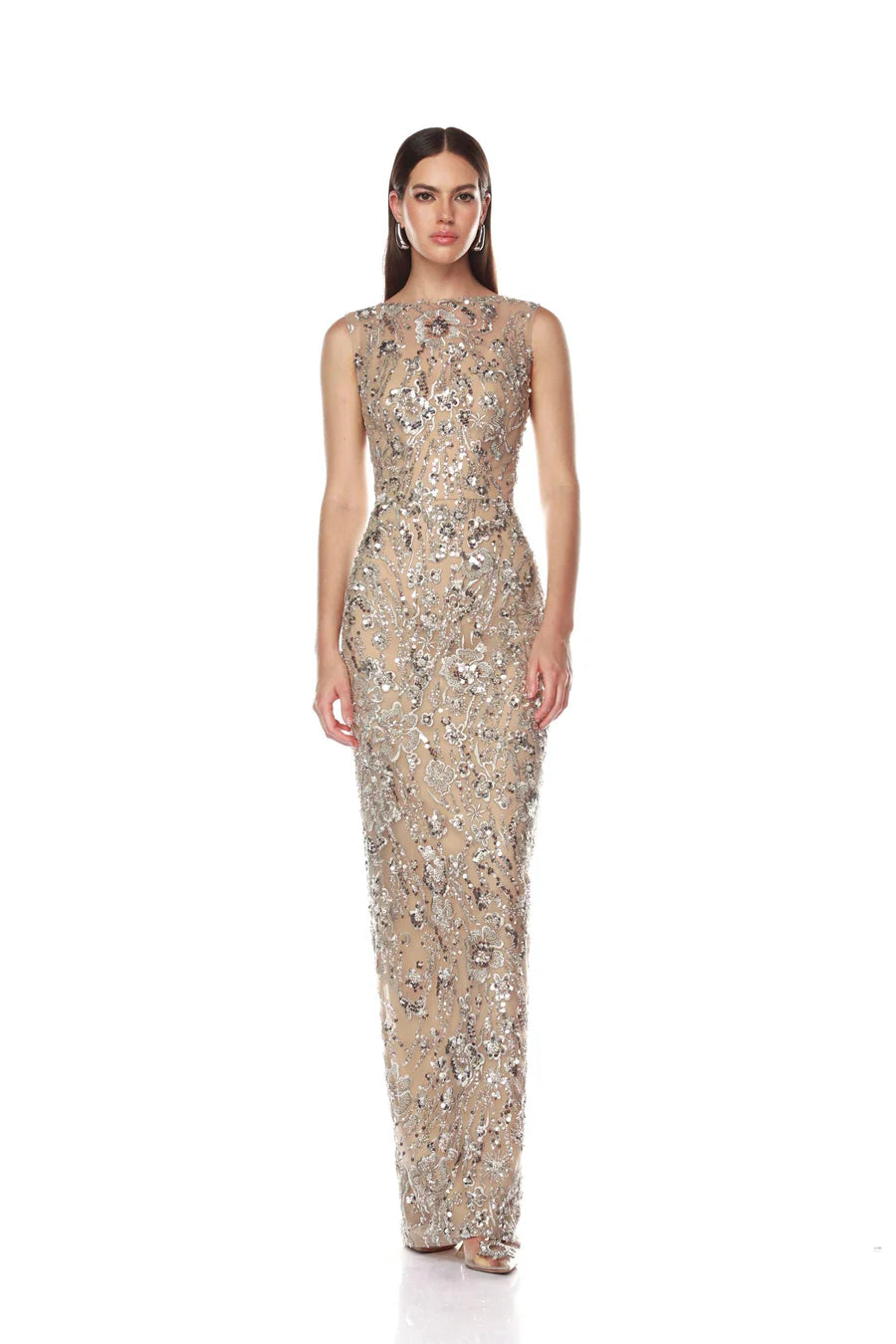 Violet Maxi Dress - Silver by Bronx And Banco | 25 South Boutiques