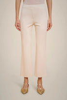 Ankle Flared Trousers - Almond by Liviana Conti — alternate view